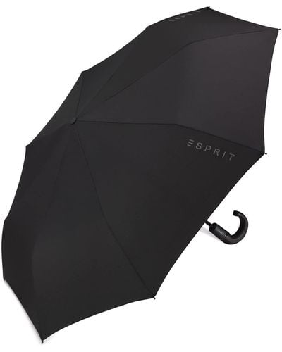 Esprit Ombrello tascabile Easymatic da uomo 34 cm - Nero