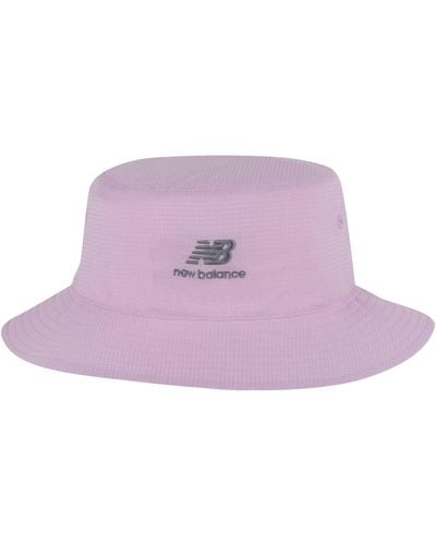New Balance And Reversible Bucket Hat - Purple