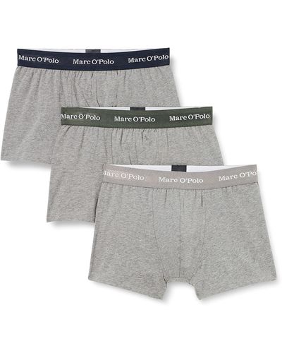 Marc O' Polo Body & Beach Multipack M-Shorts 3-Pack Unterwäsche - Grau