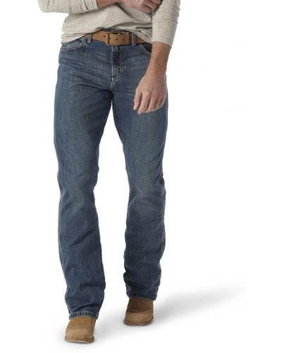 Wrangler Retro Relaxed Fit Bootcut Jeans - Blau