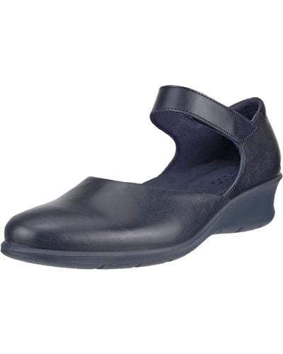 Ecco Felicia Mary Jane Pumps - Blau