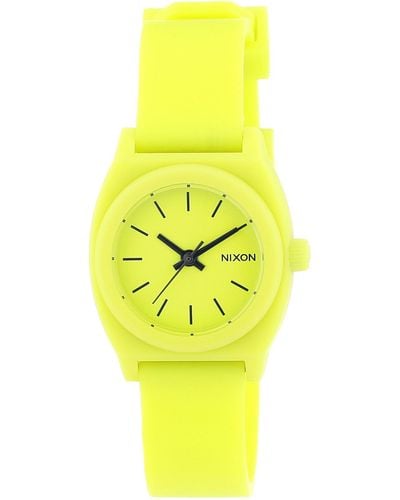 Nixon Armbanduhr XS Analog Quarz Plastik A425536-00 - Gelb