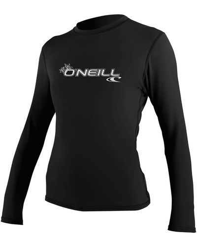 O'neill Sportswear Oneill WMS Basic Skins L/S Sun Shirt - Schwarz