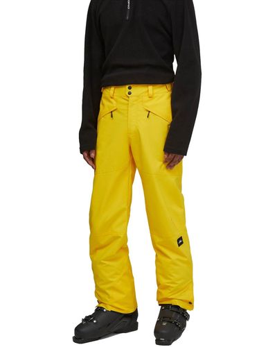 O'neill Sportswear Hammer Pants - M (XL, Skihose, Freesia) - Gelb