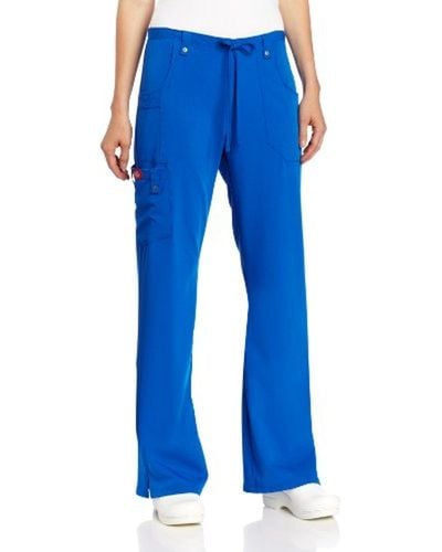 Dickies Xtreme Stretch Mid Rise Drawstring Cargo Pant - Blue