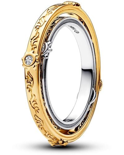 PANDORA Game of Thrones Drehender Astrolabe Ring aus Sterling Silber mit vergoldeter Metalllegierung - Mettallic