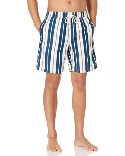 Amazon Essentials Schnell trocknende Badehose - Blau