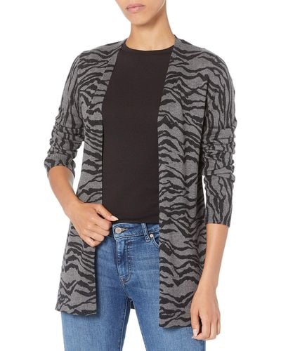 Amazon Essentials Lightweight Open-Front Cardigan Sweater Sweaters - Negro
