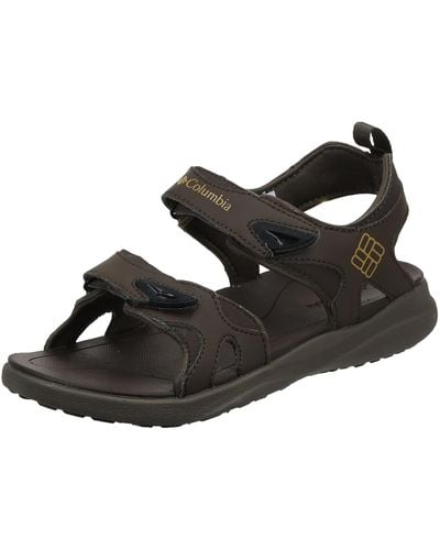 Columbia 2 Strap Open Toe Sandals - Brown