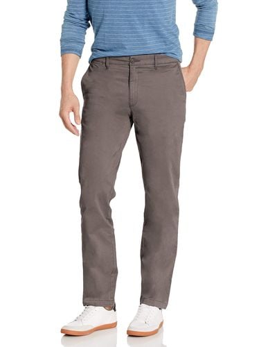 Goodthreads Slim-fit Washed Comfort Stretch Chino Trouser - Grey