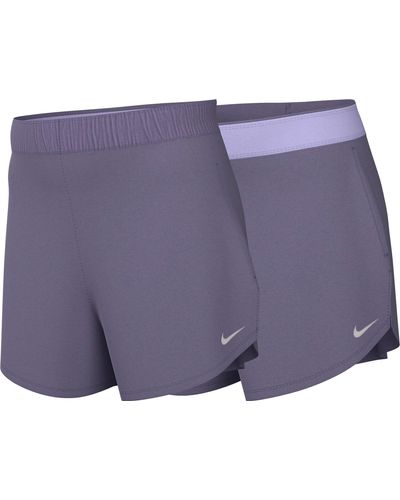 Nike Damen Attack Dri-fit Mr 5in Short - Violet