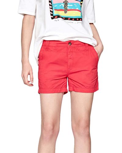 Pepe Jeans Balboa Zwemshorts Voor - Rood