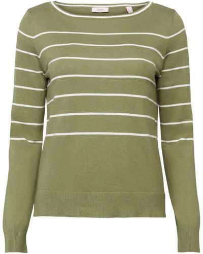 Esprit 083ee1i303 Sweater - Vert