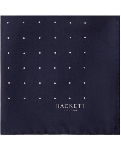 Hackett Small Space Dot Hanks - Blue