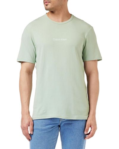 Calvin Klein Girocollo S/S T-Shirt - Verde