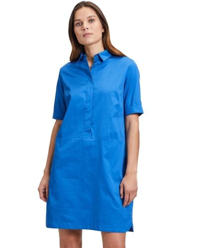 Betty Barclay Hemdblusenkleid mit Knopfleiste Mittelblau,42