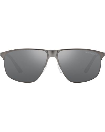 Emporio Armani Ea2094 Square Sunglasses - Black