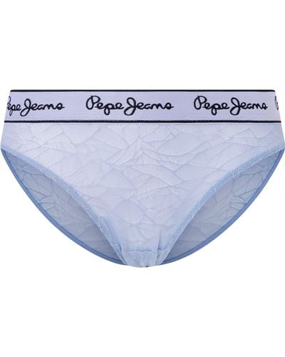 Pepe Jeans Mesh Bikini Style Underwear - Blau