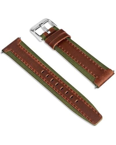 Timberland Analog Quarz Uhr mit Leder Armband TDOUL0000403 - Braun