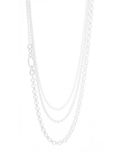 Guess Collier Ubn21009 - Blanc
