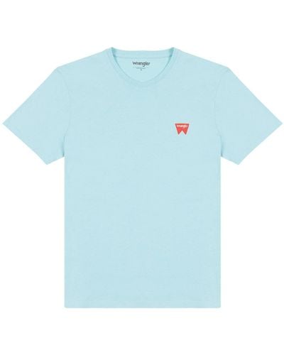 Wrangler Sign Off Tee T-shirt - Blue