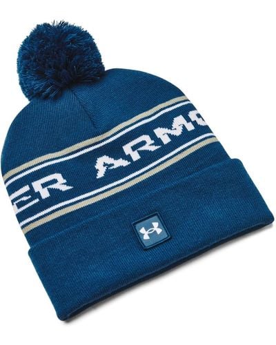 Under Armour Halftime Pom Beanie Hat - Blue