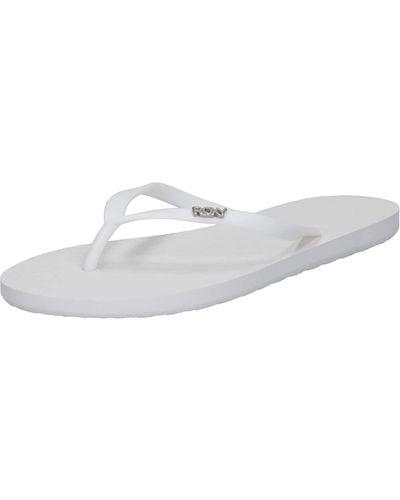 Roxy Viva, Sandali Donna, Bianco, 37 EU