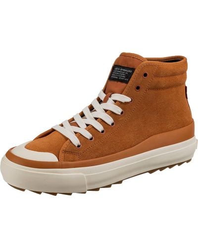 Levi's Square Ripple Mid 2.0 High Trainers - Brown