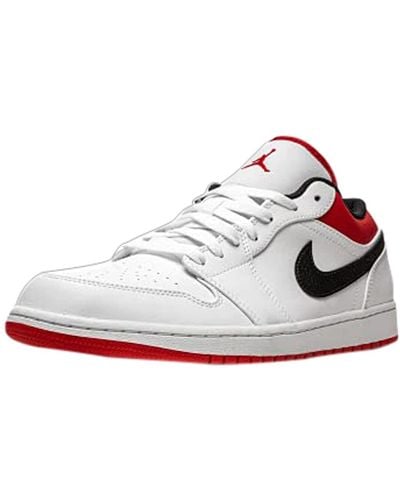 Nike Air Jordan 1 Low White/Gym Black/Particle - Weiß