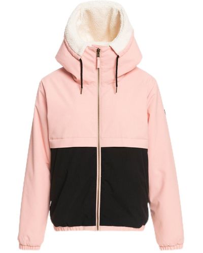 Roxy Reversible Waterproof Jacket for - Pink