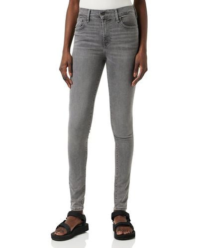 Levi's 720TM High Rise Super Skinny Jeans,Smoked Out,23W / 30L - Grau