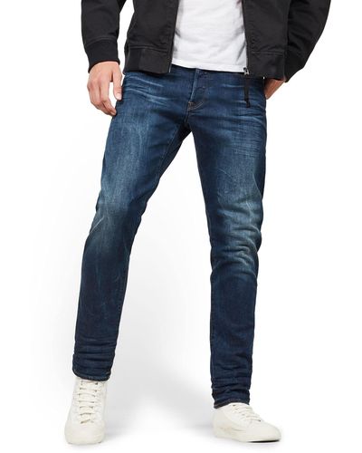 G-Star RAW 3301 Regular Tapered Jeans - Azul