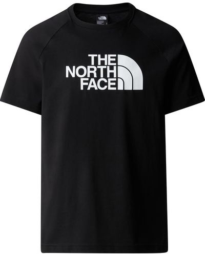The North Face NF0A87N7JK31 M S/S Raglan Easy Tee T-Shirt Uomo TNF Black Taglia XL - Nero
