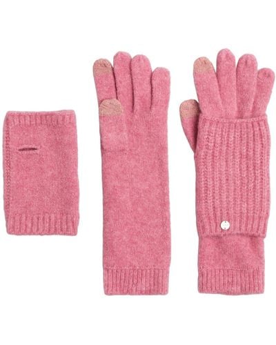Esprit 2-in-1-Strickhandschuhe - Pink