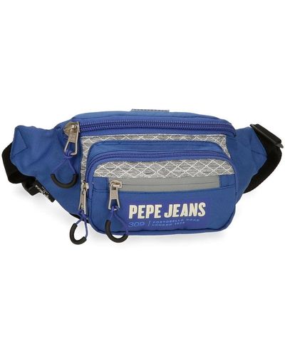 Pepe Jeans Darren Trousse Triple Bleu 22 x 12 x 5 cm Polyester