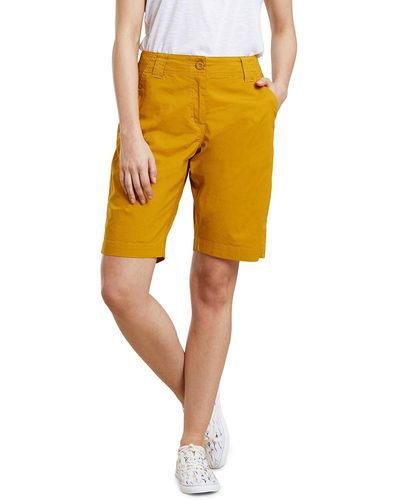 Mountain Warehouse Short s Extensible Coast - Léger, Short d'été Durable,Extensible dans 4 Sens, Entretien Facile - pour - Orange