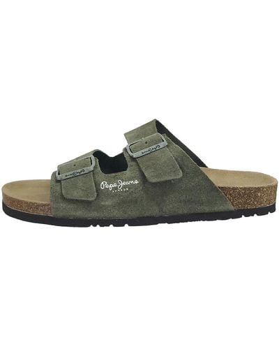 Pepe Jeans Bio M Suede 23 Sandals - Brown