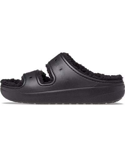 Crocs™ Nu 21% Korting: Slippers Classic Cozzy Sandal - Zwart