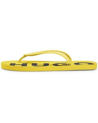 HUGO Arvel Rblg 10248520 01 Flip Flops - Yellow