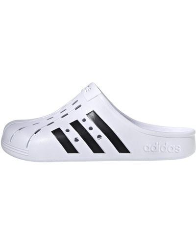 adidas Adilette Clog Sandals - Grey