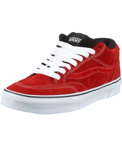 Vans Zapatillas de Skateboarding de Ante para - Rojo
