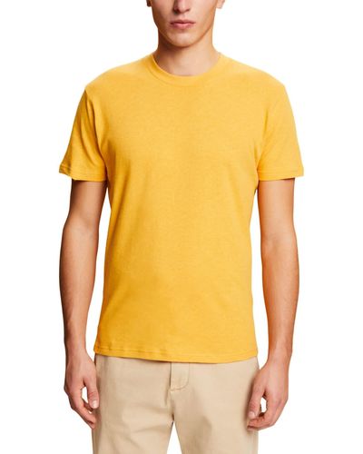 Esprit 043ee2k312 Camiseta - Amarillo