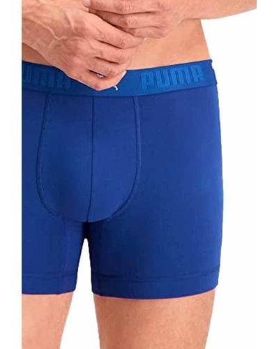 PUMA Sport Cotton Boxer Shorts - Blue