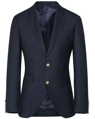 Hackett Hackett Gb Blazer Sb Suit Jacket - Blue