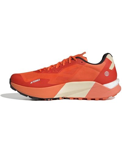adidas Terrex Agravic Ultra Trail Running Shoes - Red