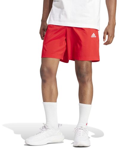 adidas Essentials Fleece 3-stripes Shorts Casual Shorts - Rood
