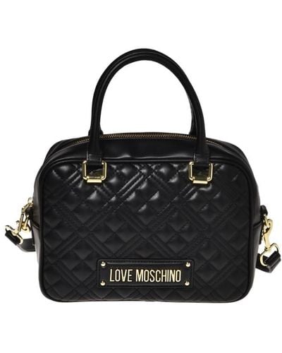 Love Moschino Sac QUILTED PU OFFWHITE - Noir