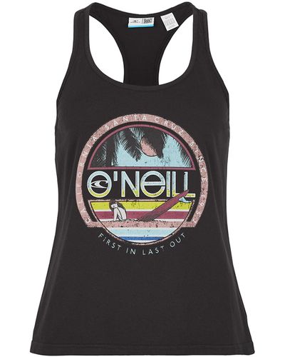 O'neill Sportswear Connective Graphic Tank Top T-shirt - Black