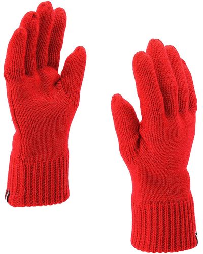 Tommy Hilfiger Split Stitch Flag Gloves - Red