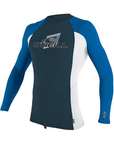 O'neill Sportswear Oneill Youth Premium Skins L/s Rash Guard - Blue